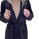 cappotto foderato corto hermoso